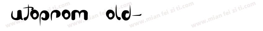 Autoprom Bold字体转换